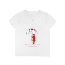 Load image into Gallery viewer, Ladies' V-Neck T-Shirt