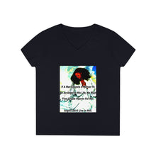 Load image into Gallery viewer, Ladies' V-Neck T-Shirt
