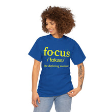 Load image into Gallery viewer, Focus Unisex Heavy Cotton Tee - The Defining Moment Shirt