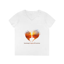 Load image into Gallery viewer, Ladies' V-Neck T-Shirt
