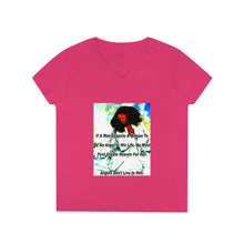 Load image into Gallery viewer, Ladies' V-Neck T-Shirt