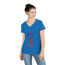 Load image into Gallery viewer, Ladies' V-Neck T-Shirt