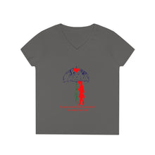Load image into Gallery viewer, Ladies' V-Neck T-Shirt