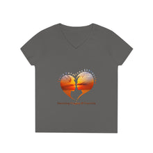 Load image into Gallery viewer, Ladies' V-Neck T-Shirt
