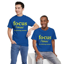 Load image into Gallery viewer, Focus Unisex Heavy Cotton Tee - The Defining Moment Shirt