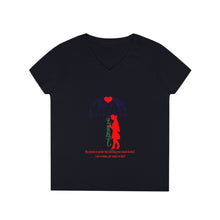 Load image into Gallery viewer, Ladies' V-Neck T-Shirt