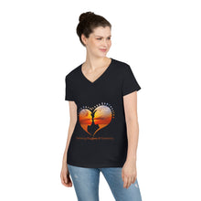Load image into Gallery viewer, Ladies' V-Neck T-Shirt
