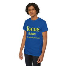 Load image into Gallery viewer, Focus Unisex Heavy Cotton Tee - The Defining Moment Shirt