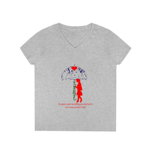 Load image into Gallery viewer, Ladies' V-Neck T-Shirt
