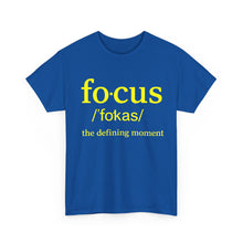 Load image into Gallery viewer, Focus Unisex Heavy Cotton Tee - The Defining Moment Shirt