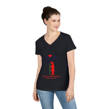 Load image into Gallery viewer, Ladies' V-Neck T-Shirt