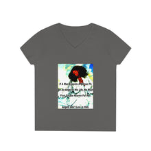 Load image into Gallery viewer, Ladies' V-Neck T-Shirt