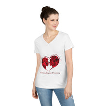 Load image into Gallery viewer, Ladies' V-Neck T-Shirt