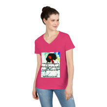 Load image into Gallery viewer, Ladies' V-Neck T-Shirt