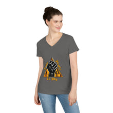 Load image into Gallery viewer, Ladies' V-Neck T-Shirt