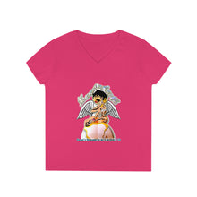 Load image into Gallery viewer, Ladies' V-Neck T-Shirt